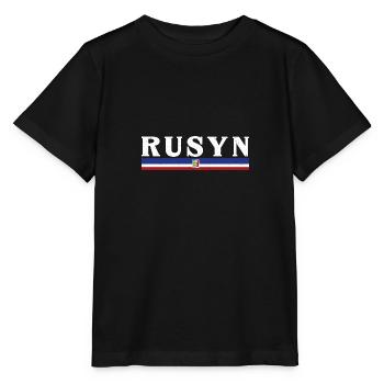 Rusnak Ostslawen Rusyn Kiewer Rus Karpaten - Stanley/Stella Kinder T-Shirt MINI CREATOR  - Schwarz - Vorne - Mikhail (115cm)