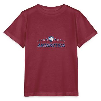 Antarctique - T-shirt bio MINI CREATOR Stanley/Stella Enfant - bordeaux - Devant - Kain (125cm)