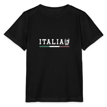 Statue De Loup Rome Ancienne Mythologite Italie Rome - T-shirt bio MINI CREATOR Stanley/Stella Enfant - noir - Devant - Mikhail (115cm)