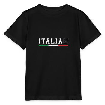 Statue De Loup Rome Ancienne Mythologite Italie Rome - T-shirt bio MINI CREATOR Stanley/Stella Enfant - noir - Devant - Mikhail (115cm)