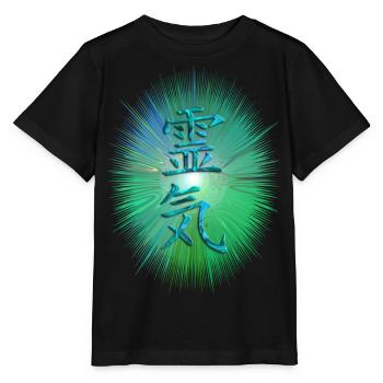 REIKI energy - Stanley/Stella MINI CREATOR Kids’ T-Shirt - black - Front - Mikhail (115cm)