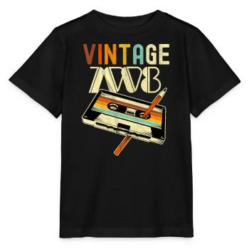 2008 geburtstag perspektive - Stanley/Stella Kinder T-Shirt MINI CREATOR  - Schwarz - Vorne - Mikhail (115cm)