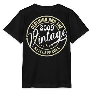 Vintage 2009 Cadeau Anniversaire 2009 Rétro 2009 - T-shirt bio MINI CREATOR Stanley/Stella Enfant - noir - Devant - Mikhail (115cm)