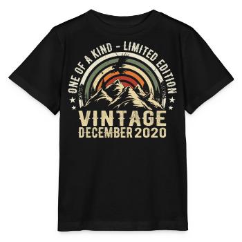 Dezember 2020 - Ausgezeichnet seit Dezember 2020 - Stanley/Stella Kinder T-Shirt MINI CREATOR  - Schwarz - Vorne - Mikhail (115cm)