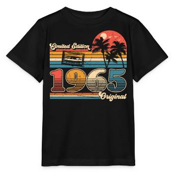 60. Geburtstag 60 Jahre Jahrgang 1965 Mann Frau - Stanley/Stella Kinder T-Shirt MINI CREATOR  - Schwarz - Vorne - Mikhail (115cm)