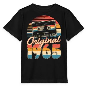60. Geburtstag 60 Jahre Jahrgang 1965 Mann Frau - Stanley/Stella Kinder T-Shirt MINI CREATOR  - Schwarz - Vorne - Mikhail (115cm)