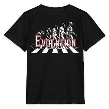 Evolution - Monkey to Robot Future Past - Stanley/Stella MINI CREATOR Kids’ T-Shirt - black - Front - Mikhail (115cm)