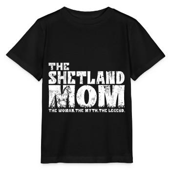 Shetland Poney Shetland Poney Maman Dictons - T-shirt bio MINI CREATOR Stanley/Stella Enfant - noir - Devant - Mikhail (115cm)