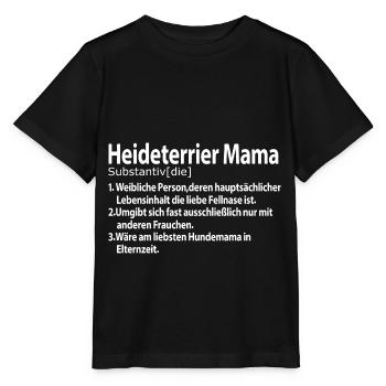 Heideterrier Mama Definition - Stanley/Stella Kinder T-Shirt MINI CREATOR  - Schwarz - Vorne - Mikhail (115cm)