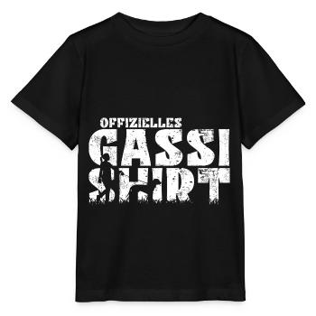 Schwarzwildbracke Slovenský Kopov Gassi Hunde Mama - Stanley/Stella Kinder T-Shirt MINI CREATOR  - Schwarz - Vorne - Mikhail (115cm)