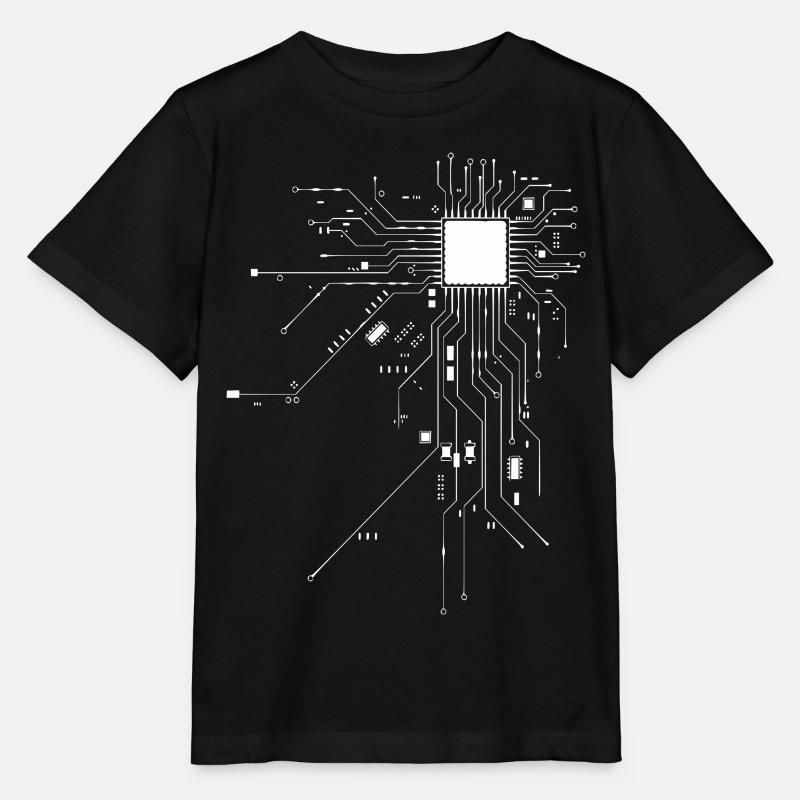 Hacker Cyberkriminalität - Stanley/Stella Kinder T-Shirt MINI CREATOR  - Schwarz