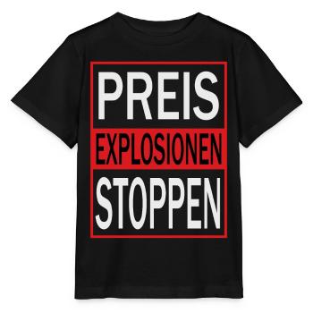 Arrêtez l’explosion des prix - T-shirt bio MINI CREATOR Stanley/Stella Enfant - noir - Devant - Mikhail (115cm)
