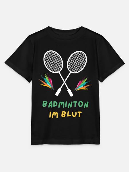 Badminton im Blut - Stanley/Stella Kinder T-Shirt MINI CREATOR - Schwarz