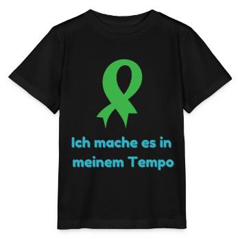 Je le fais à mon rythme - T-shirt bio MINI CREATOR Stanley/Stella Enfant - noir - Devant - Mikhail (115cm)