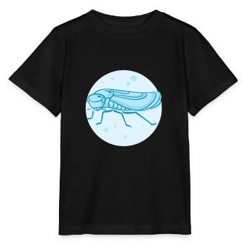 Cigale sauteuse vivante - T-shirt bio MINI CREATOR Stanley/Stella Enfant - noir - Devant - Mikhail (115cm)