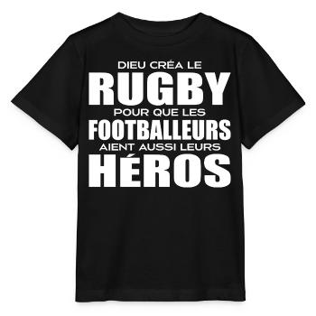 Rugby, Rugby Sport, Rugby Humor, Rugby - Stanley/Stella Kinder T-Shirt MINI CREATOR  - Schwarz - Vorne - Mikhail (115cm)