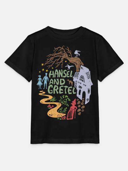 Hänsel und Gretel Hexenhaus Vintage - Stanley/Stella Kinder T-Shirt MINI CREATOR - Schwarz