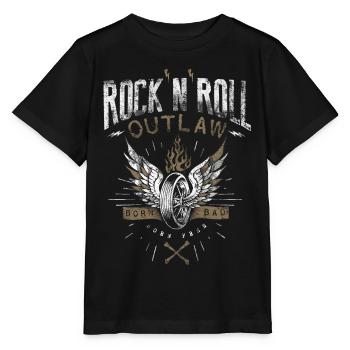 Hors-la-loi du rock & roll - T-shirt bio MINI CREATOR Stanley/Stella Enfant - noir - Devant - Mikhail (115cm)