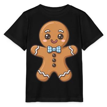 Lebkuchenmann - Stanley/Stella Kinder T-Shirt MINI CREATOR  - Schwarz - Vorne - Mikhail (115cm)