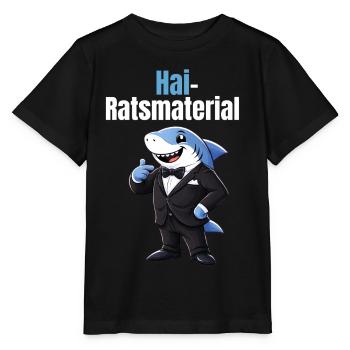 Certified Hairatsmaterial | Lustiger Hai Wortwitz - Stanley/Stella Kinder T-Shirt MINI CREATOR  - Schwarz - Vorne - Mikhail (115cm)