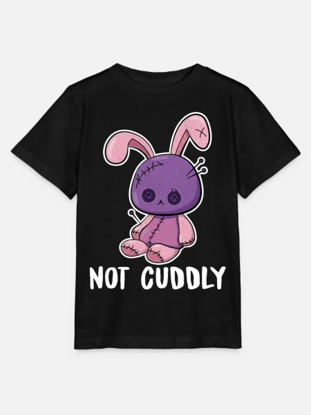 Not Cuddly – Voodoopuppe als Plüschhase - Stanley/Stella Kinder T-Shirt MINI CREATOR - Schwarz