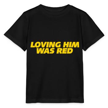 L’aimer était rouge - T-shirt bio MINI CREATOR Stanley/Stella Enfant - noir - Devant - Mikhail (115cm)