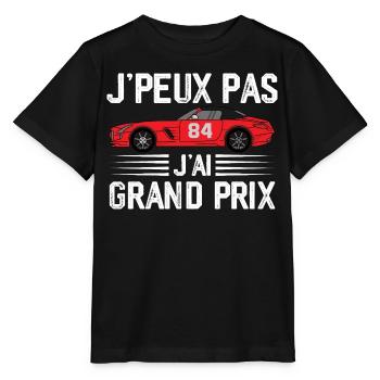 Je peux pas j ai grand prix - T-shirt bio MINI CREATOR Stanley/Stella Enfant - noir - Devant - Mikhail (115cm)