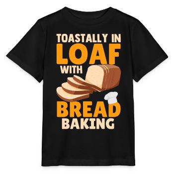 Bread Baking Bread Maker - Stanley/Stella MINI CREATOR Kids’ T-Shirt - black - Front - Mikhail (115cm)