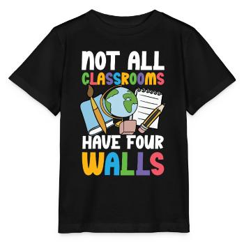 Not all classrooms have four walls - Stanley/Stella MINI CREATOR Kids’ T-Shirt - black - Front - Mikhail (115cm)