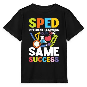 Éducation spéciale Différents apprenants de la même - T-shirt bio MINI CREATOR Stanley/Stella Enfant - noir - Devant - Mikhail (115cm)