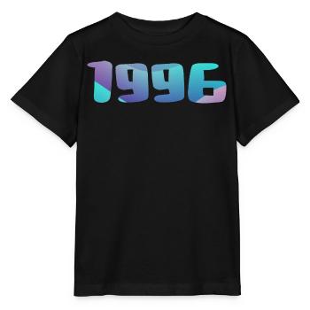 Geburtstagsgeschenk 1996 Jahrgang 1996 Retro 1996 - Stanley/Stella Kinder T-Shirt MINI CREATOR  - Schwarz - Vorne - Mikhail (115cm)