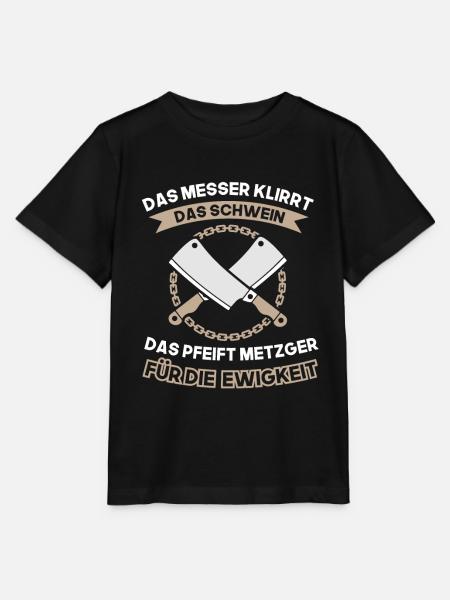 metzger für die ewigkeit - Stanley/Stella Kinder T-Shirt MINI CREATOR - Schwarz