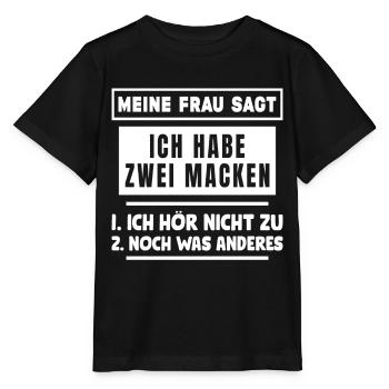 Meine Störung hat Persönlichkeit - Stanley/Stella Kinder T-Shirt MINI CREATOR  - Schwarz - Vorne - Mikhail (115cm)