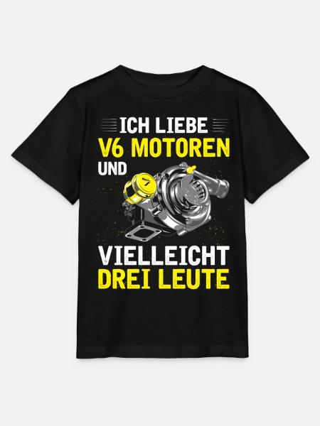 6 Zylinder Tuner Tuning V6 - Stanley/Stella Kinder T-Shirt MINI CREATOR  - Schwarz