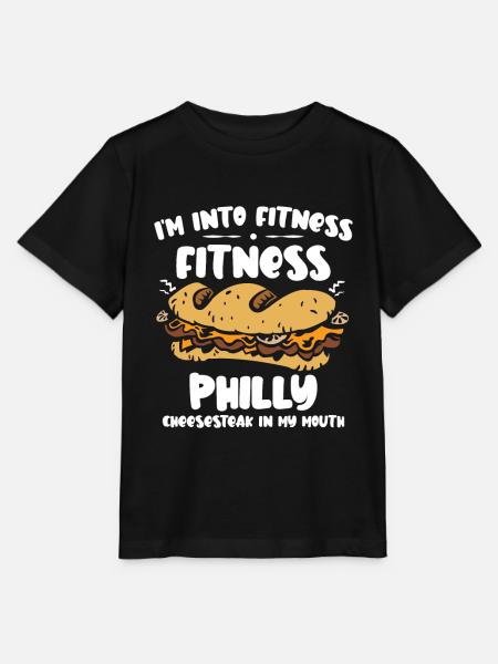 Philly Cheesesteak Sandwich - Stanley/Stella Kinder T-Shirt MINI CREATOR - Schwarz