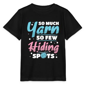 Tant de laine, si peu de cachettes - T-shirt bio MINI CREATOR Stanley/Stella Enfant - noir - Devant - Mikhail (115cm)