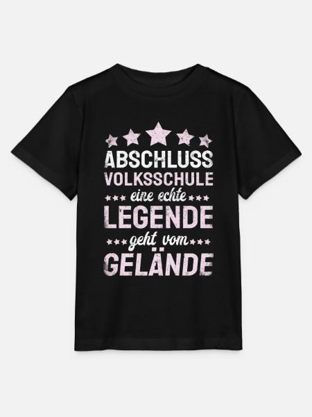 Volksschule Abgänger 2024 Tschüss Volksschule - Stanley/Stella Kinder T-Shirt MINI CREATOR - Schwarz