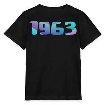 1963 Geburtstagsgeschenk Vintage 1963 Retro 1963 - Stanley/Stella Kinder T-Shirt MINI CREATOR  - Schwarz - Vorne - Mikhail (115cm)