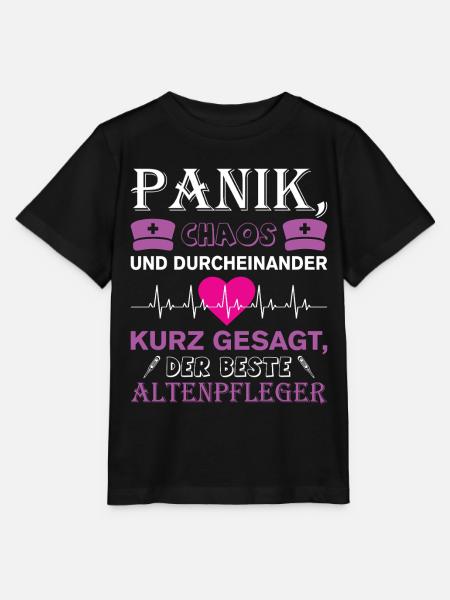 Altenpfleger Geschenk Altenpflege Pflegefachkraft - Stanley/Stella Kinder T-Shirt MINI CREATOR  - Schwarz