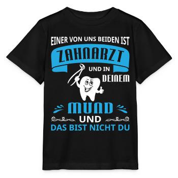 Zahnarzt Zahnhygieniker Zahnarztpraxis stomatologe - Stanley/Stella Kinder T-Shirt MINI CREATOR  - Schwarz - Vorne - Mikhail (115cm)