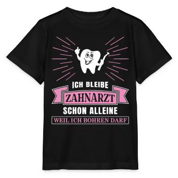Zahnarzt Zahnhygieniker Zahnarztpraxis stomatologe - Stanley/Stella Kinder T-Shirt MINI CREATOR  - Schwarz - Vorne - Mikhail (115cm)