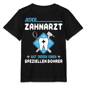 Zahnarzt Zahnhygieniker Zahnarztpraxis stomatologe - Stanley/Stella Kinder T-Shirt MINI CREATOR  - Schwarz - Vorne - Mikhail (115cm)