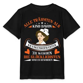 Krankenschwester Krankenpfleger - Stanley/Stella Kinder T-Shirt MINI CREATOR  - Schwarz - Vorne - Mikhail (115cm)
