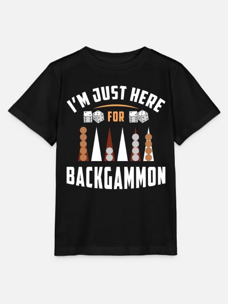 Backgammon Spiel - Stanley/Stella Kinder T-Shirt MINI CREATOR  - Schwarz