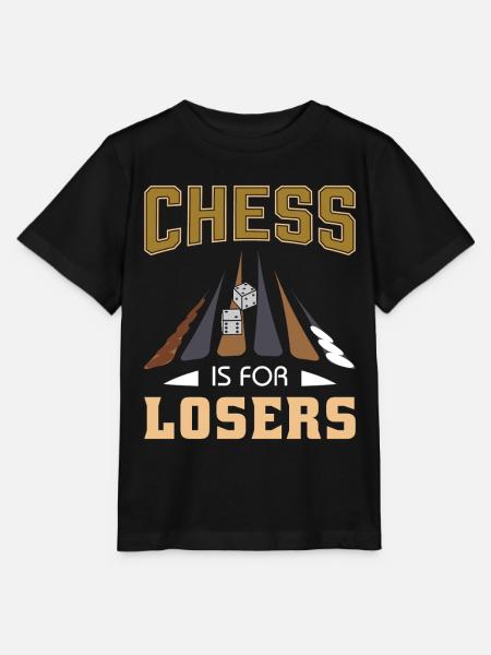 Backgammon Spiel - Stanley/Stella Kinder T-Shirt MINI CREATOR  - Schwarz