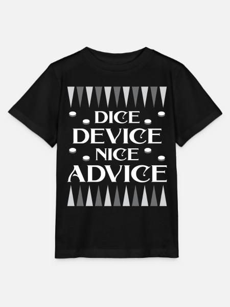 Backgammon Spiel - Stanley/Stella Kinder T-Shirt MINI CREATOR - Schwarz