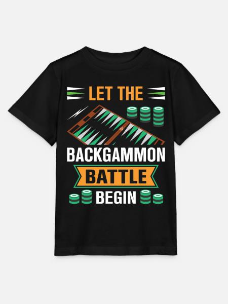 Backgammon Spiel - Stanley/Stella Kinder T-Shirt MINI CREATOR  - Schwarz