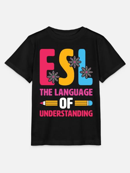 ESL-Lehrer ESL Unterricht - Stanley/Stella Kinder T-Shirt MINI CREATOR - Schwarz