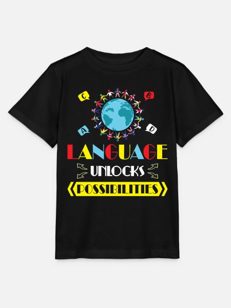 ESL-Lehrer ESL Unterricht - Stanley/Stella Kinder T-Shirt MINI CREATOR - Schwarz