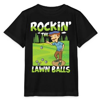 Petanque Petanque Geschenke für einen Petanque - Stanley/Stella Kinder T-Shirt MINI CREATOR  - Schwarz - Vorne - Mikhail (115cm)